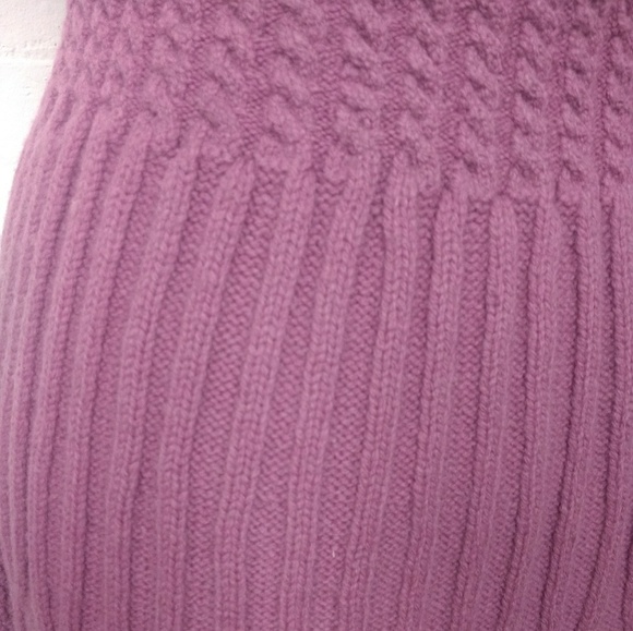 Wool Cable Knit Sweater Skirt - Picture 7 of 7